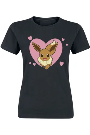 Pokemon Camiseta gaming de - Evoli - Herz - S XXL - para Mujer