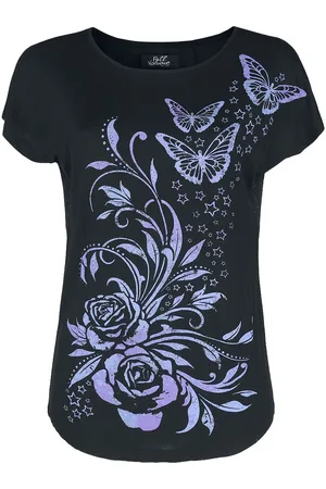 Full Volume Camiseta de - Camiseta estampada con espalda de malla - XS XXL - para Mujer