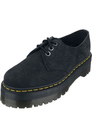 Dr. Martens Zapatos bajos de - 1461 Quad II - Charcoal Grey Tumbled - EU40 - para