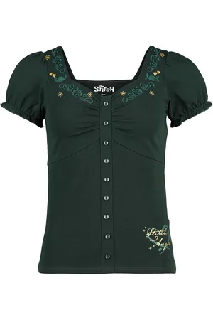 Disney Camiseta Disney de - Stitch & Angel - S - para Mujer