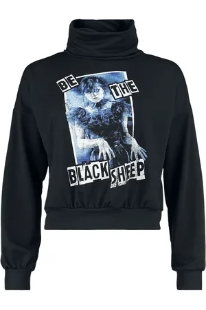 Wednesday Sudadera Gótico de - Be the black sheep - S XXL - para Mujer