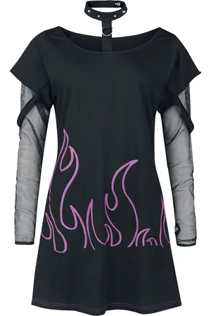 Heartless Camiseta Manga Larga Gótico de - Depths Of Hell Top - XS S - para Mujer