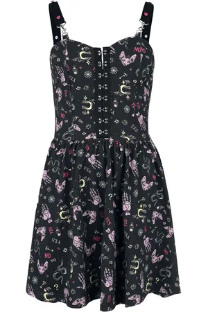 Jawbreaker Vestido Corto de - Ditsy Ouija Printed Mini Dress - XS L - para Mujer