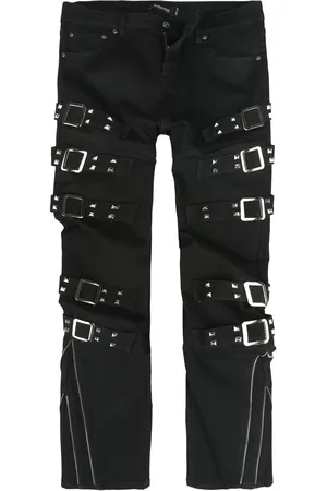 Gothicana Pantalones de tela Gótico de - Azaradel - W30L32 W34L34 - para Hombre