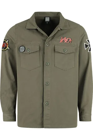 Slayer Manga Larga de - Amplified Collection Military Shirt - Shacket - L XXL - para Hombre