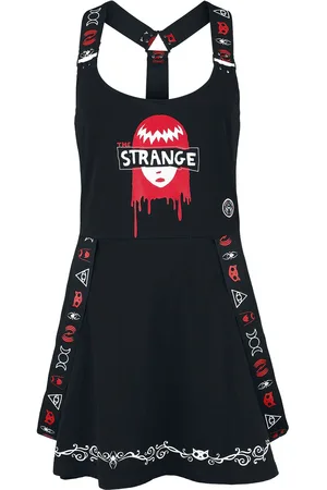 Gothicana Vestido Corto Gótico de - Gothicana X Emily The Strange Dress - S XXL - para Mujer