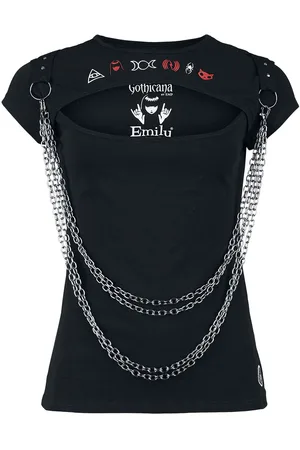 Gothicana Camiseta Gótico de - Gothicana X Emily the Strange camiseta - S XXL - para Mujer
