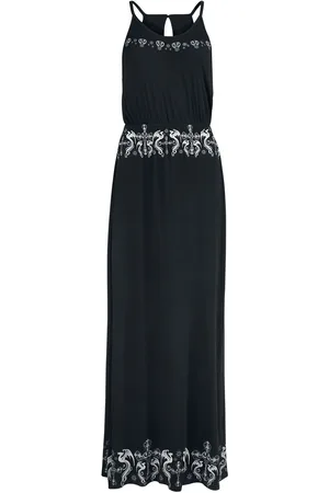 Gothicana Vestido largo Gótico de - Vestido Gothicana X Anne Stokes - S XXL - para Mujer