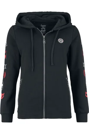 Gothicana Sudadera con capucha Gótico de - Gothicana X Emily The Strange chaqueta con capucha - S XXL - para Mujer