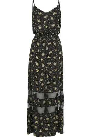 Gothicana Vestido largo de - Stars, sun and moon - S XXL - para Mujer