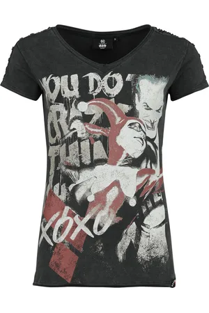 Batman Camiseta de - Harley Quinn & Joker - L XXL - para Mujer