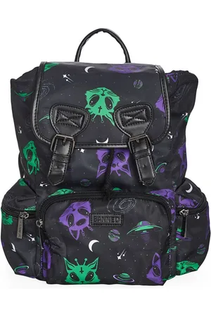 Banned Alternative Mochila Gótico de - Alien Space Cat - para Mujer