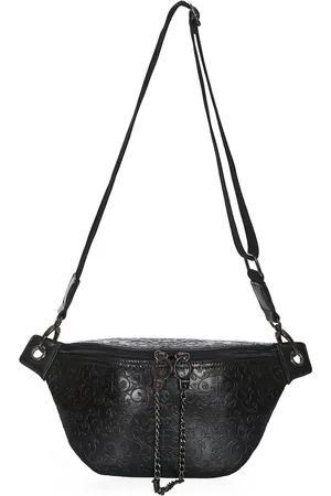 Banned Alternative Riñonera Gótico de - Damien Embossed - para Mujer