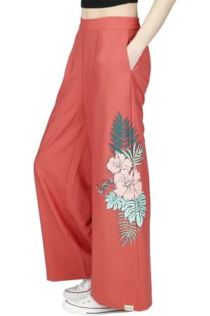 Disney Pantalones de tela Disney de - Stitch - Flowers - S XXL - para Mujer