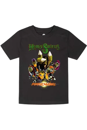 Heavysaurus Camiseta de - Metal-Kids - Pommesgabel - 92 164 - para niñas & niños