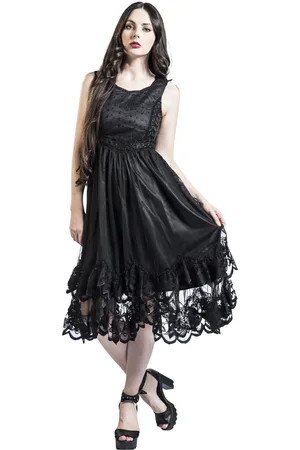 Gothicana Vestidos de longitud media Gótico de - Lacedress - M XL - para Mujer