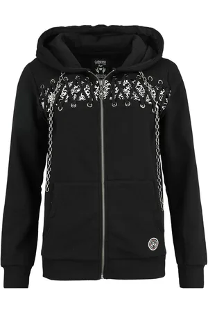 Gothicana Sudadera con capucha Gótico de - Gothicana X Emily The Strange - S XXL - para Mujer