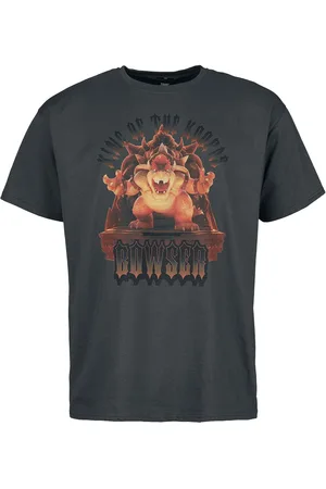 Super Mario Camiseta gaming de - Bowser - King Of The Koopas - S L - para Hombre