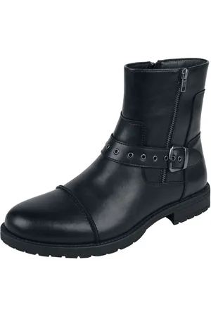 Rock Rebel Botas Moteras de - Boots With Belt And Buckles - EU41 - para Hombre