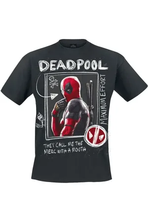 DEADPOOL Camiseta de - Wolverine Sketches - S XXL - para Hombre