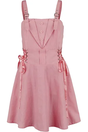 Gothicana Vestido Corto Gótico de - Vestido corto con encaje - S XL - para Mujer