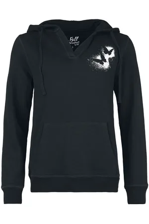 Full Volume Sudadera con capucha de - Hoodie with Butterfly - S XXL - para Mujer