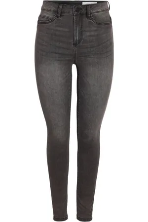 Noisy May Tejanos de - NMCALLIE HW SKINNY JEAN VI508MG FWD NOOS - W25L30 W28L30 - para Mujer