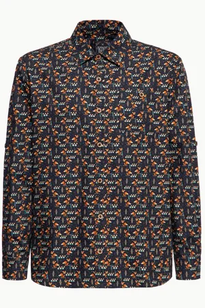 King kerosin Manga Larga de - AOP Vintage Suit Shirts Foxy - S XXL - para Hombre