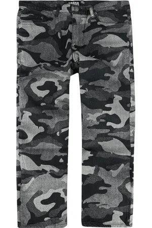 Urban classics Tejanos de - Laser Camo Printed Jeans - W32L32 - para Hombre