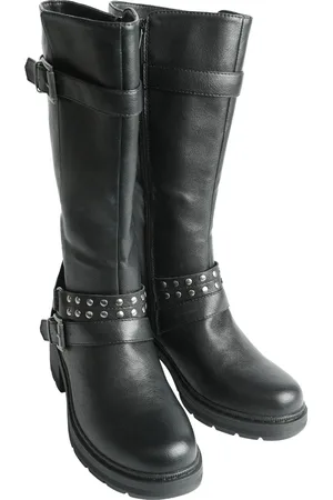 Gothicana Botas de - High Biker Boots - EU37 EU41 - para Mujer