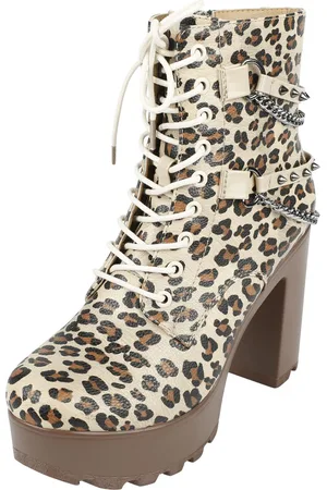 Rock Rebel Tacón alto de - Leo High Heel Boots - EU37 EU41 - para Mujer