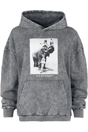 EMP Sudadera con capucha de - X Urban Classics Washed Hoody S XXL - para Mujer