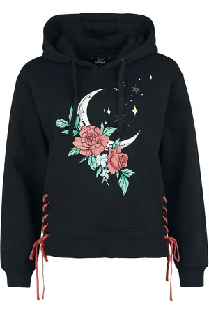 Full Volume Sudadera con capucha de - Capucha con gran estampado y cordones - S XXL - para Mujer