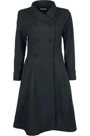 Gothicana Abrigos Gótico de - Ophelia Coat - S XXL - para Mujer
