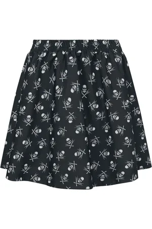 EMP Minifalda de - Skull Skirt - S XXL - para Mujer