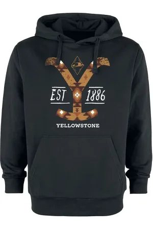Yellowstone Sudadera con capucha de - - Est 1886 - S L - para Hombre