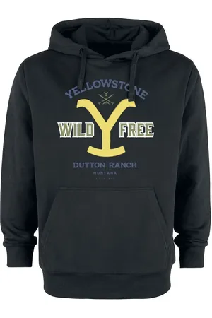 Yellowstone Sudadera con capucha de - Wild - Free - S XXL - para Hombre