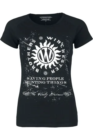 Supernatural Camiseta de - Saving People Hunting Things - S XXL - para Mujer