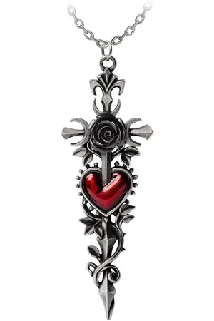 Alchemy Collar Gótico de - Cross of the Dark Kiss - para