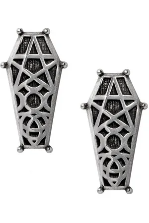 Alchemy Pendientes Gótico de - Hex Coffin - para Mujer