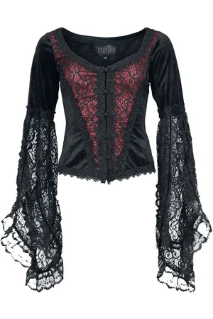 Sinister Gothic Camiseta Manga Larga Gótico de - Gothic Longsleeve - XS XXL - para Mujer