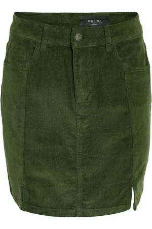 Noisy May Minifalda de - NMFLing NW Corduroy Pleat CLR Skirt NOOS - XS S - para Mujer