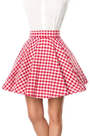 Belsira Minifalda Rockabilly de - Kurzer Swing-Rock - L 3XL - para Mujer