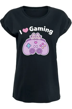 Pusheen Camiseta gaming de - I Love Gaming - S XXL - para Mujer