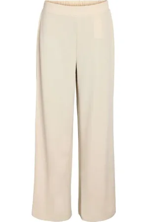 Noisy May Pantalones de tela de - NMBOB HW ELASTIC WIDE PANT JRS NOOS - XS M - para Mujer
