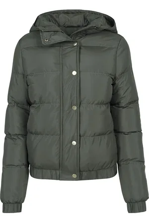 Urban classics Chaqueta entre-tiempo de - Ladies Hooded Puffer Jacket - XS XL - para Mujer