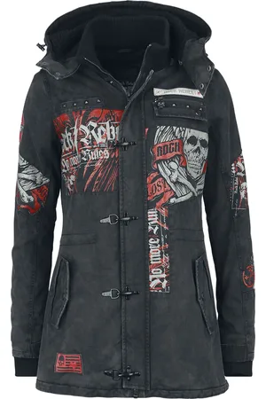 Rock Rebel Chaqueta de Invierno de - She Rules - S M - para Mujer