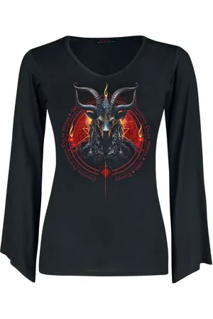 Spiral Camiseta Manga Larga de - Baphomet - S XL - para Mujer