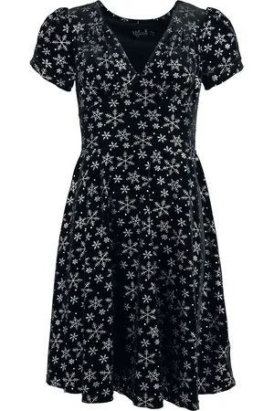 Hell Bunny Vestidos de longitud media Rockabilly de - Eve Dress - XS 4XL - para Mujer