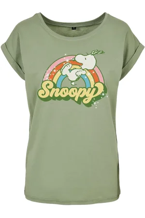 Peanuts Camiseta de - Snoopy - Retro Rainbow - S XXL - para Mujer